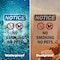 Signmission No Smoking No Pets OSHA Notice Sign, Plastic, 7in W x 10in L, 2PK OS-2PACK-NS-P-710-V-14807 - alternate 5